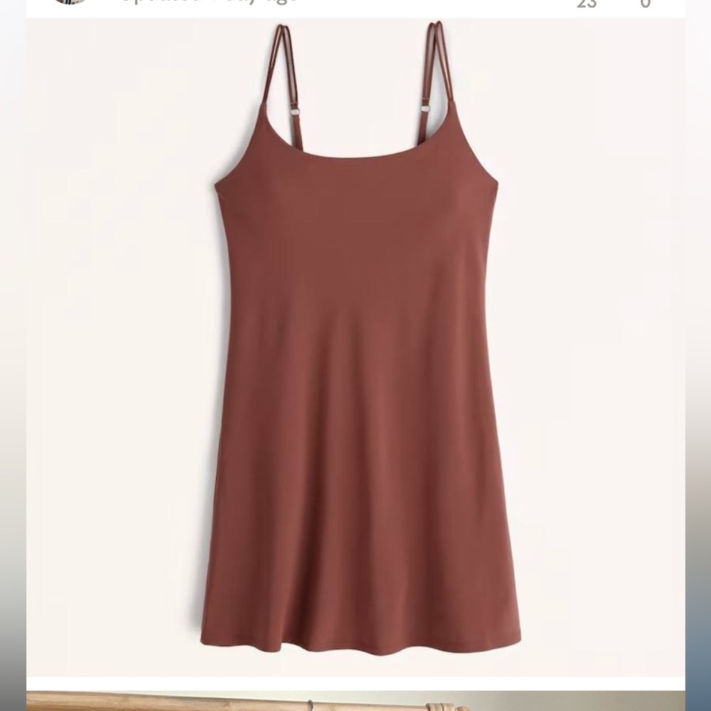 Abercrombie & Fitch Brown mini travelers dress